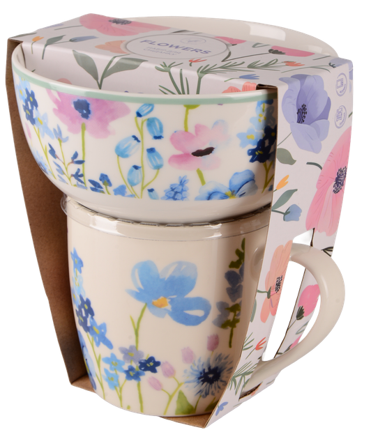 Столовый набор Limited Edition Flowers 2 предмета Blue (B497 B80-SU2742A) - изображение 4