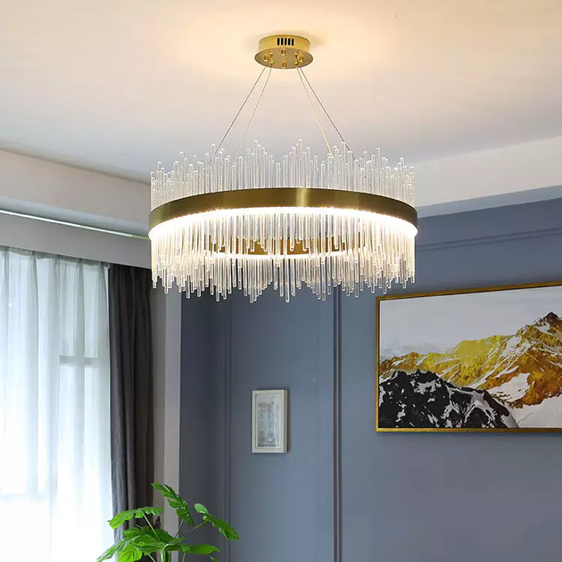 Подвесная светодиодная люстра SVLIGHT Y008-D800 - Фото 3 Подвесная светодиодная люстра SVLIGHT Y008-D800 - изображение 3