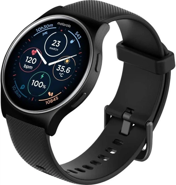 Смарт-годинник Motorola Moto Watch 120 Phantom Black - зображення 2