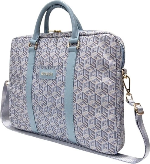 Torba na laptopa Guess GCube Stripes 16" Blue (3666339119515) - obraz 2