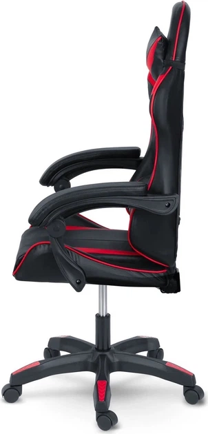 Fotel gamingowy Sofotel Draknor Czarno-czerwony 242401 (5903890627560) - obraz 3