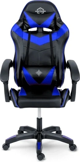 Fotel gamingowy Sofotel Draknor Czarno-niebieski 242402 (5903890627577) - obraz 2