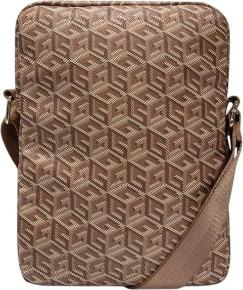 Сумка для планшета Guess GCube Stripes 10" Brown (3666339120368) - зображення 3