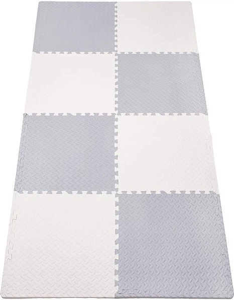 Mata piankowa puzzle dla dzieci Springos 230 x 120 cm Kremowo-szara FM0032 (5907719472133) - obraz 3