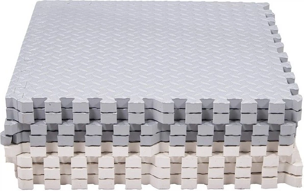 Mata piankowa puzzle dla dzieci Springos 230 x 120 cm Kremowo-szara FM0032 (5907719472133) - obraz 4