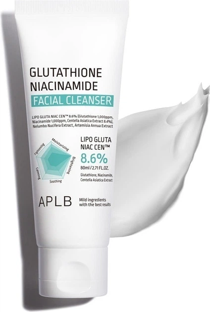 Гель для вмивання обличчя APLB Glutathione Niacinamide очищувальний 80 мл (8809874682723) - зображення 2