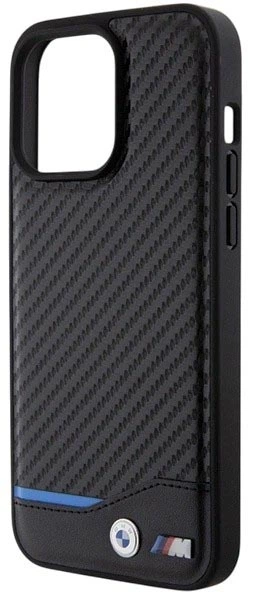 Etui plecki BMW Leather Carbon do Apple iPhone 15 Pro Max Black (3666339143862) - obraz 5