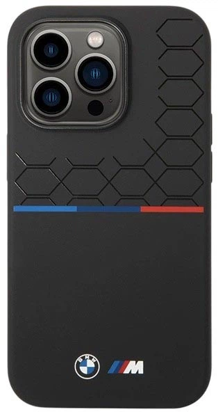 Etui plecki BMW Silicone Pattern do Apple iPhone 15 Pro Max Black (3666339144340) - obraz 3