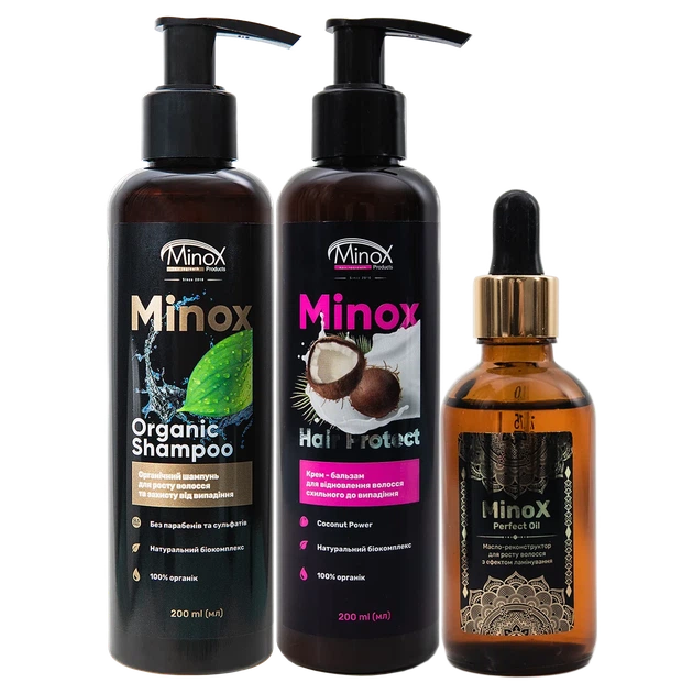 Набор для реконструкции волос Minox Royal Care - Фото 1 Набор для реконструкции волос Minox Royal Care - изображение 1