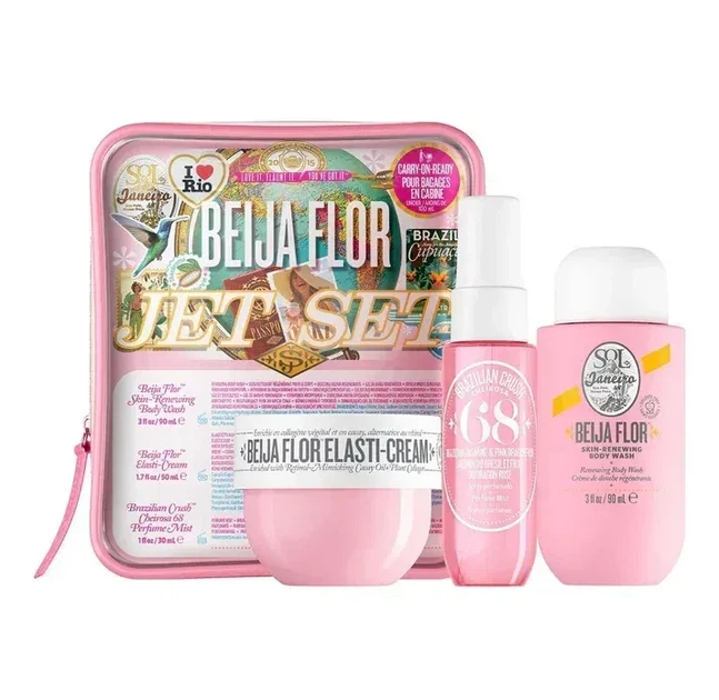 Набор для тела Sol de Janeiro Beija Flor Jet Set - Фото 1 Набор для тела Sol de Janeiro Beija Flor Jet Set - изображение 1