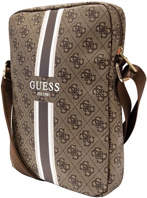 Сумка для ноутбука Guess 4G Stripes 10" Brown (3666339120443) - зображення 2