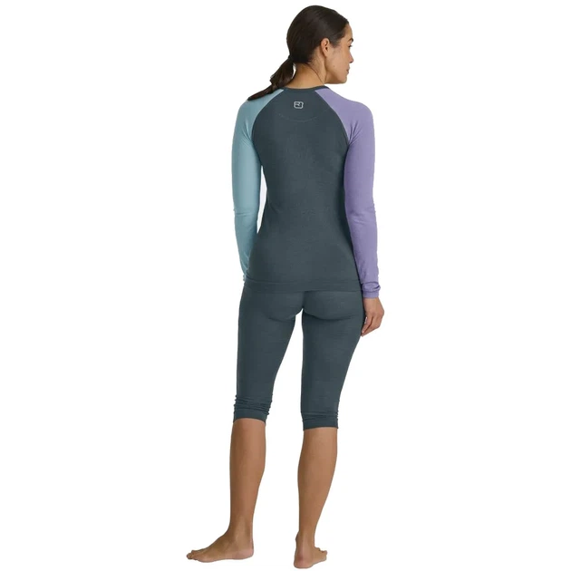 Термофутболка женская анатомическая Ortovox 120 Comp Light Long Sleeve Wmn Dark arctic grey L (100080947) - изображение 3