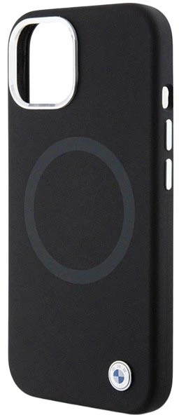 Etui plecki BMW Signature Liquid Silicone MagSafe do Apple iPhone 15 Plus Black (3666339144654) - obraz 5