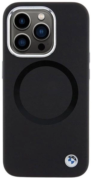Etui plecki BMW Signature Liquid Silicone MagSafe do Apple iPhone 15 Pro Max Black (3666339144678) - obraz 3