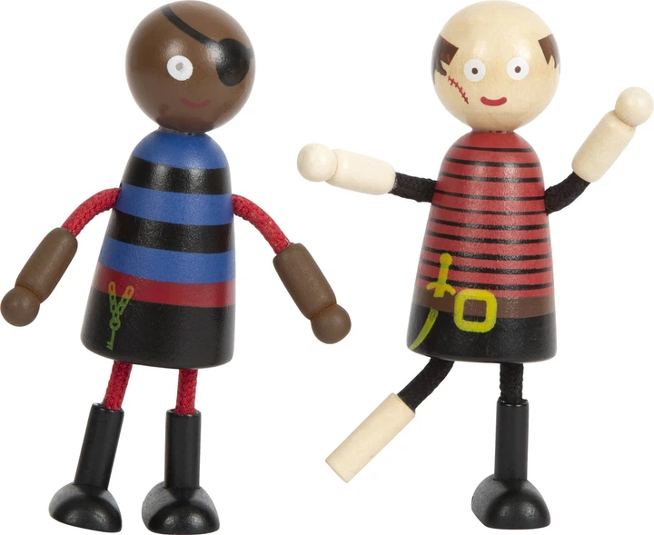 Zestaw figurek Small Foot Drewniani Piraty 12 cm 6 szt 5410797 (4020972124128) - obraz 5