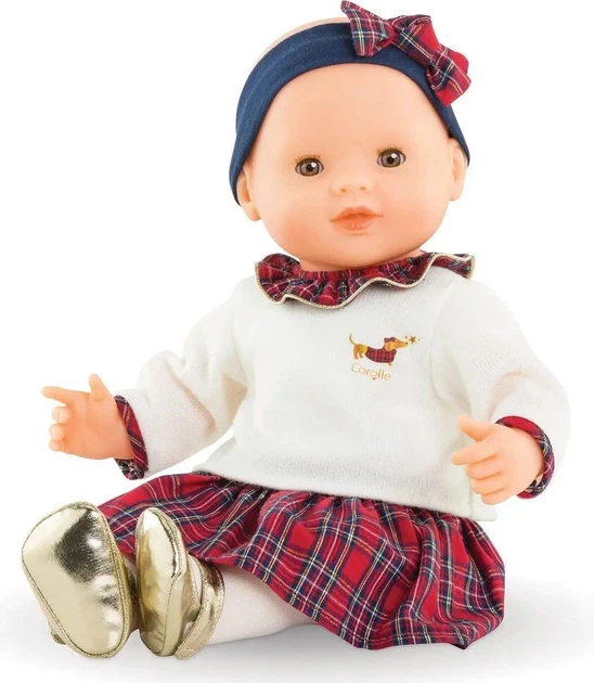 Lalka bobas Corolle Mon Grand Poupon Holidays dziewczynka Suzanna 36 cm 5610726 (4062013130507) - obraz 3