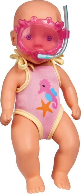 Lalka bobas Simba New Born Baby dla kąpieli 30 cm 5632397 (4006592040857) - obraz 3