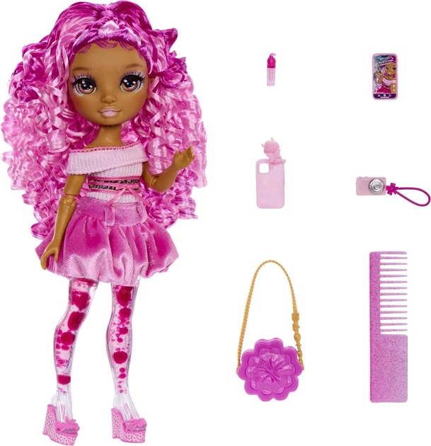 Lalka MGA Rainbow High Sparkle & Shine różowa Leilani 28 cm 4520986 (35051429258) - obraz 3