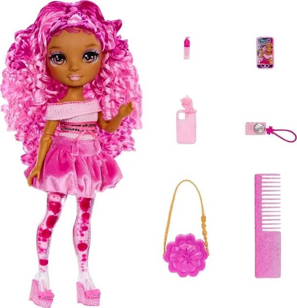 Lalka MGA Rainbow High Sparkle & Shine różowa Leilani 28 cm 4520986 (35051429258) - obraz 4