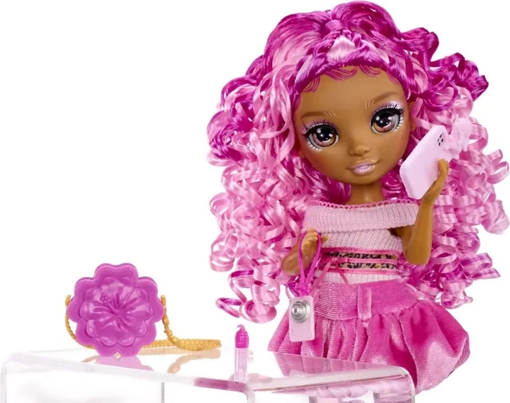 Lalka MGA Rainbow High Sparkle & Shine różowa Leilani 28 cm 4520986 (35051429258) - obraz 5