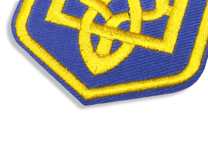 Аплікація FROM FACTORY APURK5 для одягу нашивка Герб України жовтий №5/6х8см - зображення 7