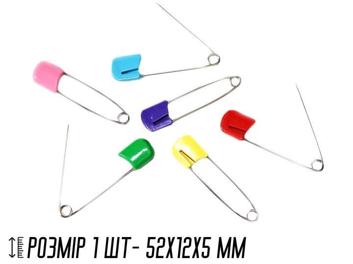 Булавки FROM FACTORY YZX постільні 10шт/52х12х5мм - зображення 8