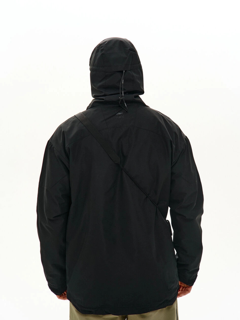 Анорак из плащевки на мембране "Эдо" черный TUR WEAR S - Фото 5 Анорак из плащевки на мембране "Эдо" черный TUR WEAR S - изображение 5
