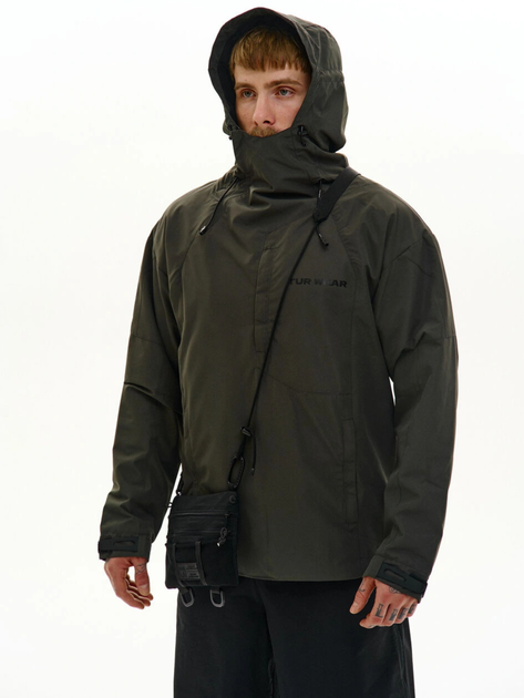 Анорак из плащевки на мембране "Эдо" хаки TUR WEAR S - Фото 8 Анорак из плащевки на мембране "Эдо" хаки TUR WEAR S - изображение 8