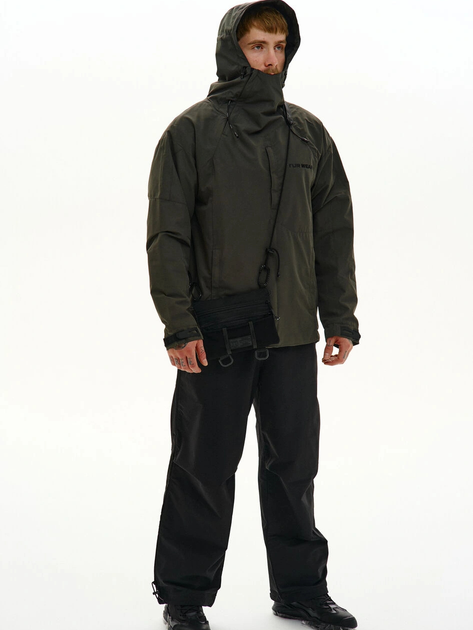 Анорак из плащевки на мембране "Эдо" хаки TUR WEAR S - Фото 10 Анорак из плащевки на мембране "Эдо" хаки TUR WEAR S - изображение 10