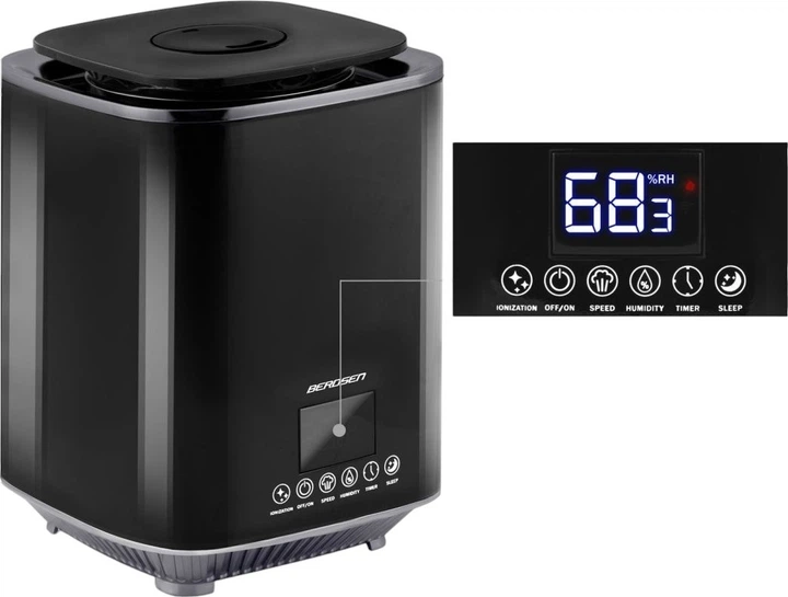 Зволожувач повітря Berdsen BD-502 Чорний - зображення 9