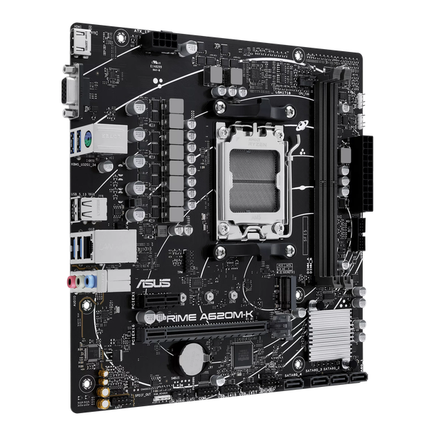 Материнська плата Asus A620M-K Prime Socket AM5 (PRIME A620M-K) - изображение 2