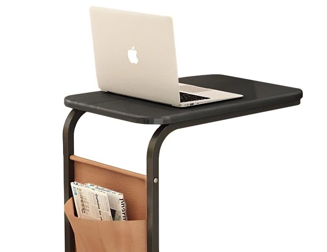 Stolik kawowy Hedo 80917 Mobilny na kółkach Czarny (5904041133756) - obraz 4