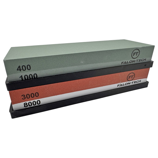 Камни для заточки ножей 400/3000/8000/1000. 8пр Falon-Tech FT0811 - изображение 2