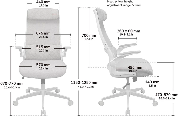 Ergonomiczny fotel biurowy Cougar Stryder Black (4710483777707) - obraz 8
