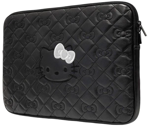 Чохол для ноутбука Hello Kitty Zip PU Quilted Bows 14" Black (3666339190385) - зображення 2
