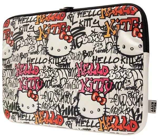 Чохол для ноутбука Hello Kitty PU Metal Logo 14" Beige (3666339190415) - зображення 2