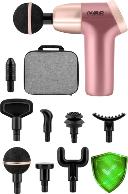 Pistolet do masażu Neo Sport NS-500 Różowy - obraz 10