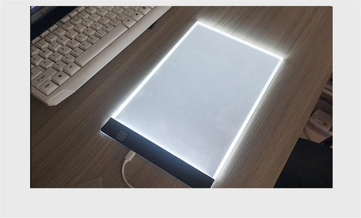 Световой планшет с LED-подсветкой для рисования и копирования Profi А4 - изображение 6