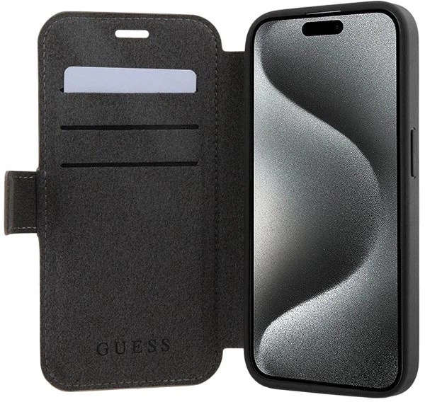 Etui Guess 4G Metal Logo do Apple iPhone 15 Pro Max Brown (3666339194451) - obraz 6