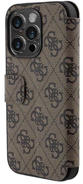 Etui Guess 4G Metal Logo do Apple iPhone 15 Pro Max Brown (3666339194451) - obraz 5