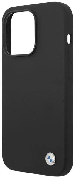 Etui plecki BMW Silicone Metal Logo do Apple iPhone 15 Pro Black (3666339200091) - obraz 5