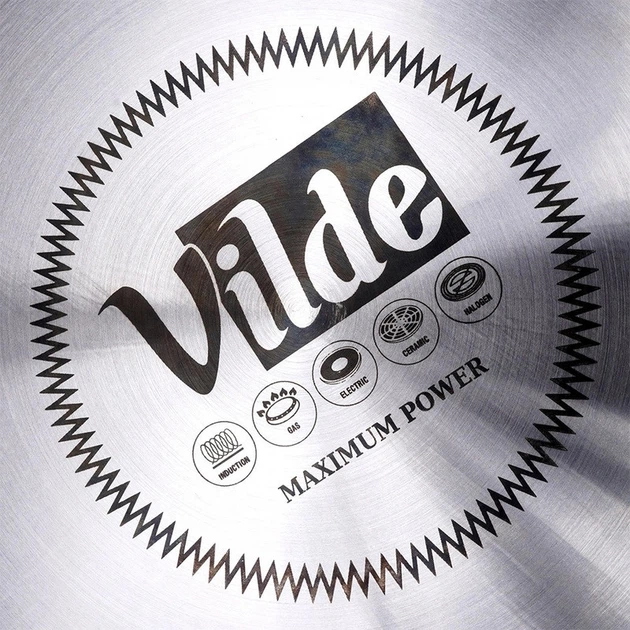 Чайник Vilde зі свистком сталевий чорний 2 л (5904316466091) - зображення 3