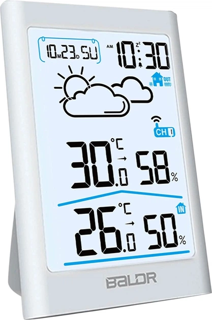 Stacja pogodowa Berdsen BD-911 Biała - obraz 3