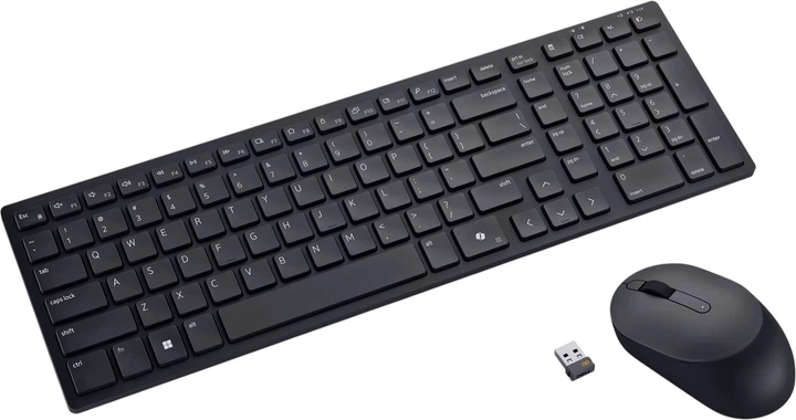 Zestaw bezprzewodowy Dell KM555 Black (580-BBVQ) - obraz 2
