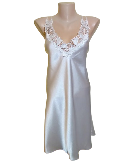 Ночнушка женская No Brand Jasmin 2XL Белый (2758703040) - изображение 2