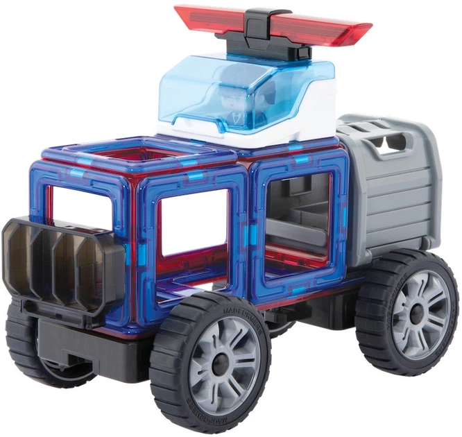 Магнітний конструктор Magformers Amazing Police and Rescue 26 елементів 717001 (8809465530211) - зображення 5