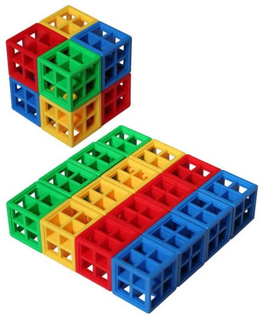 Klocki konstrukcyjne Jumbo w siatkę 300 elementów B08 (8713218061177) - obraz 2