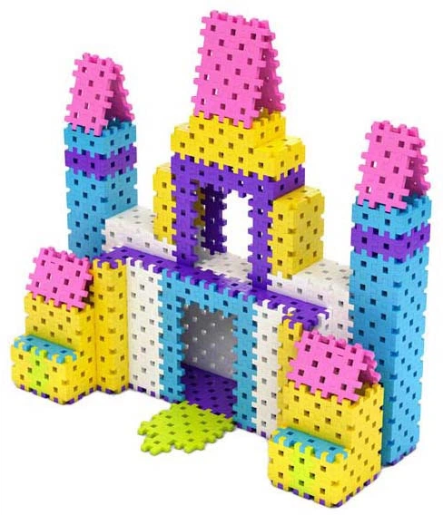 Klocki konstrukcyjne Meli Basic różowych 1000 elementów 50031 (5902431290126) - obraz 2