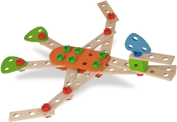 Klocki konstrukcyjne Eichhorn Constructor 4 w 1 85 elementów 100039031 (4051902390313) - obraz 3