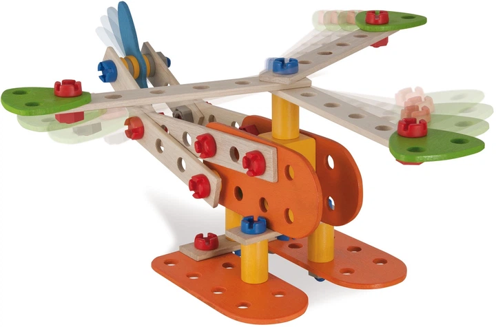 Klocki konstrukcyjne Eichhorn Constructor 4 w 1 85 elementów 100039031 (4051902390313) - obraz 4